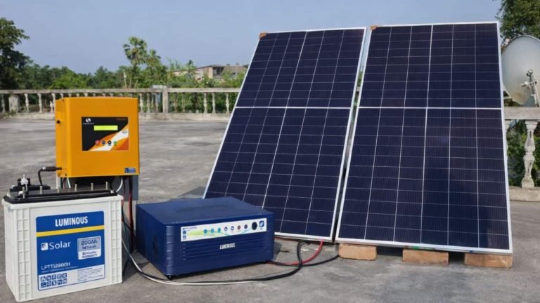 1kw off grid solar with two 590w panel