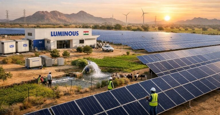 Luminous gets 350 MW Solar Project under pm kusum scheme