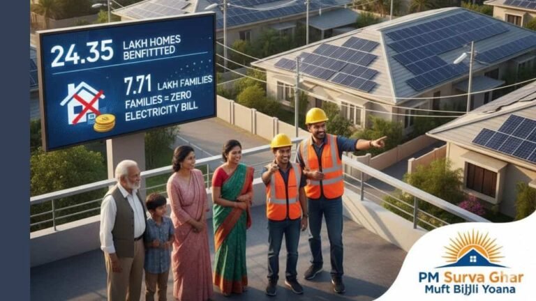 PM Surya Ghar Yojana Benefits 24 Lakh Homes