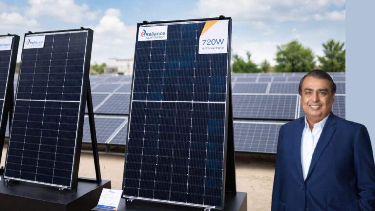 Reliance New Energy launch 720W HJT Solar Panel
